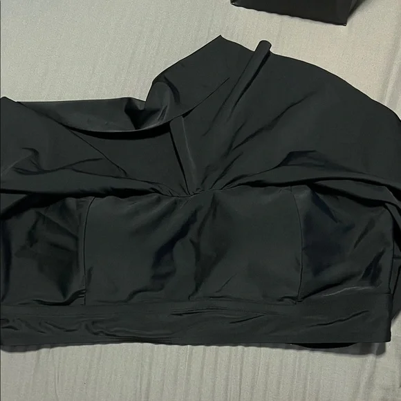 Torrid Flounce Black Bikini top - Picture 2 of 4